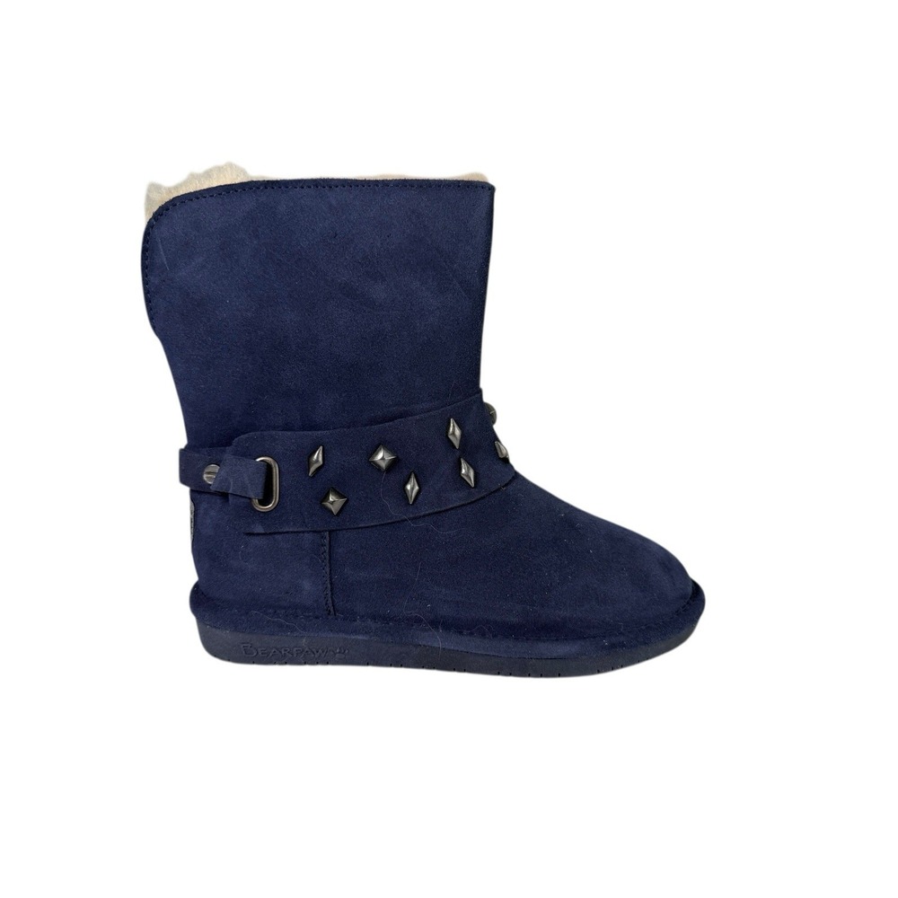 BEARPAW Jade Blue Stud Detail Women's Size 7 No Box‎